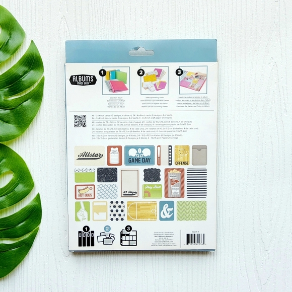 We R Memory Keepers Albums Made Easy GAME DAY 100 Double-Sided Journal Card Set - Picture 3 of 5